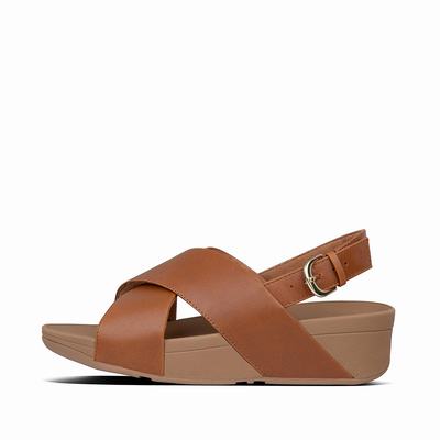 Fitflop Lulu Leather Back-Strap - Sandalen Damen - HellBraun (SNL052863)